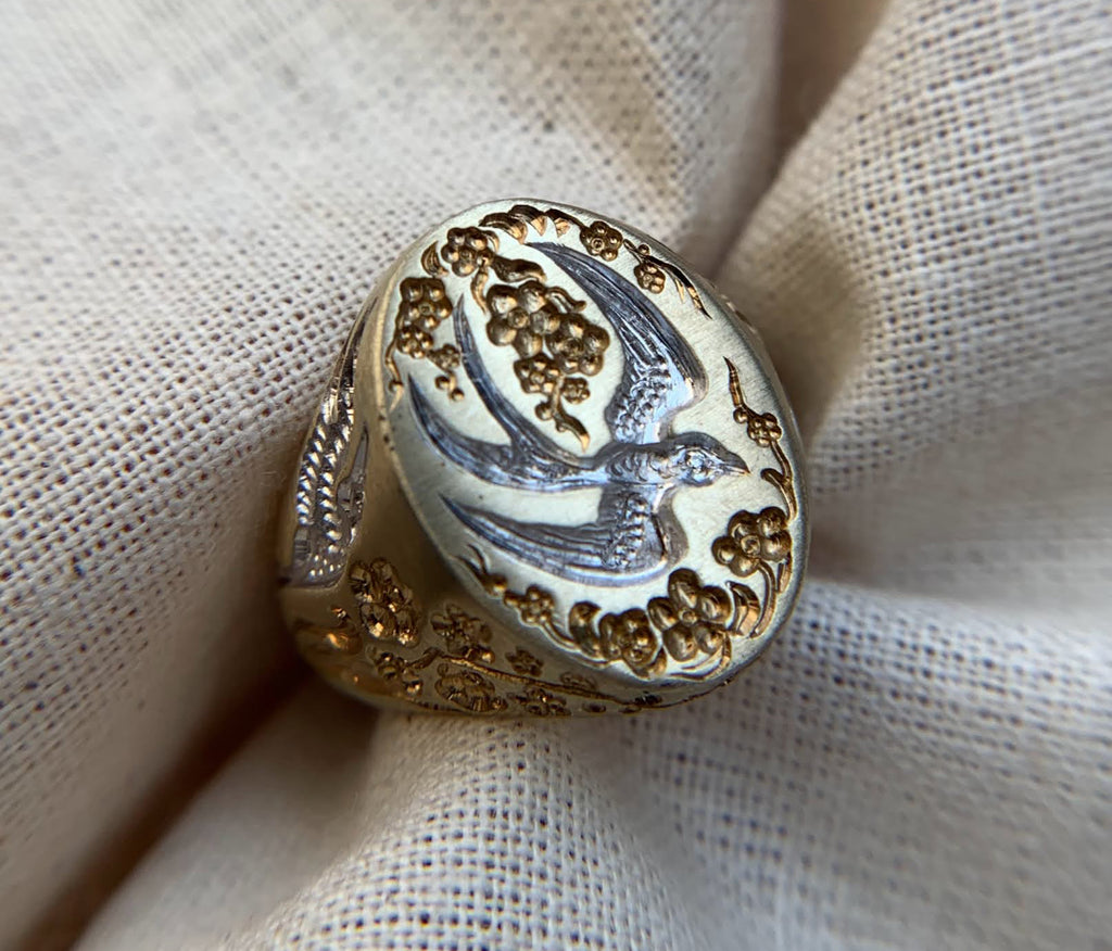 Swallow & Hummingbird Signet