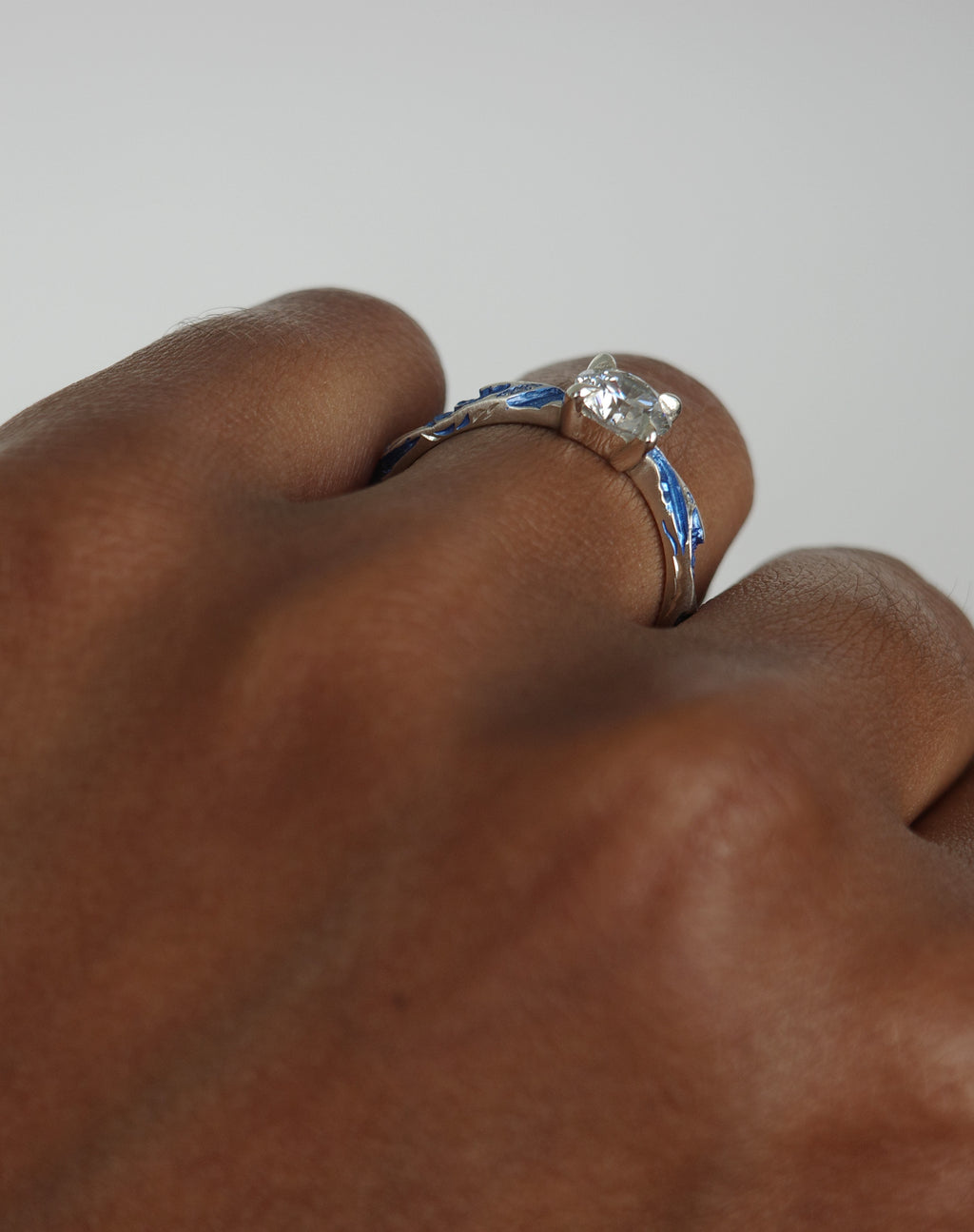 Tapered Wave Engagement Ring - POA