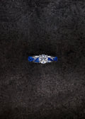 Tapered Wave Engagement Ring - POA