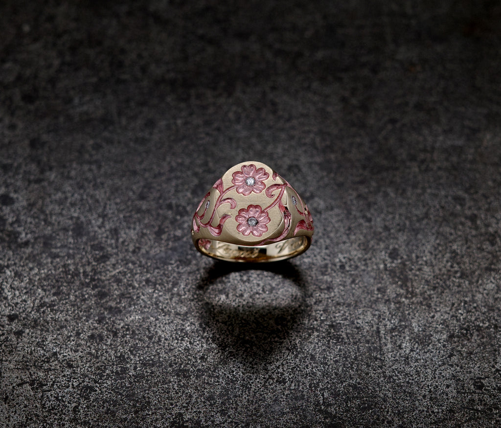 Twin Primrose Mini Signet