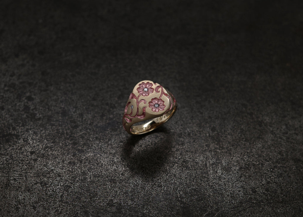 Twin Primrose Mini Signet