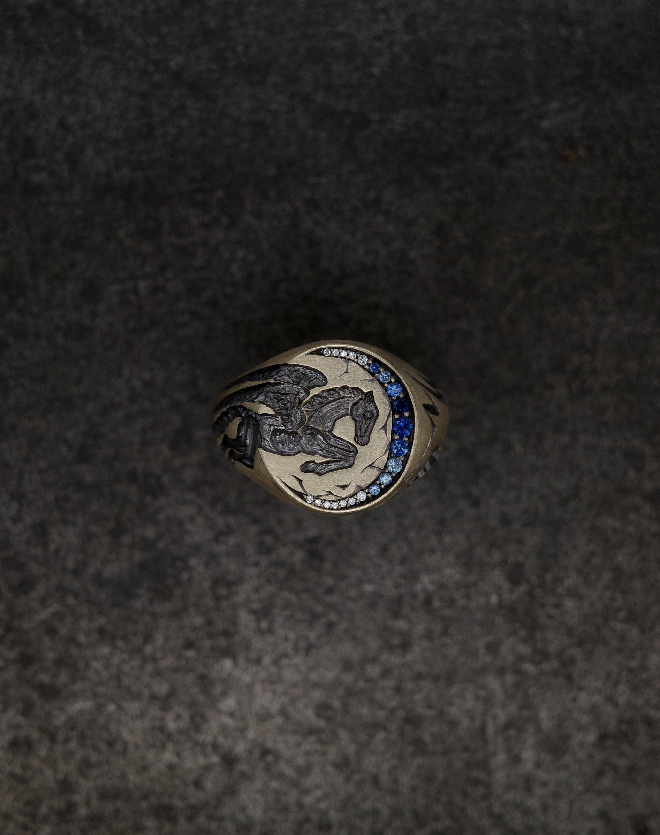 Mini Horse Signet Ring