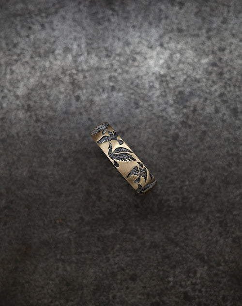 Crebain Crow Band Ring