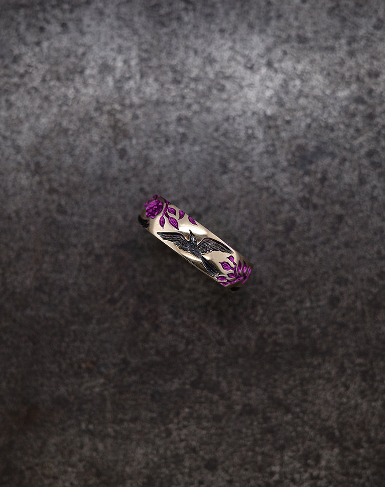 Magpie Bird Band Ring