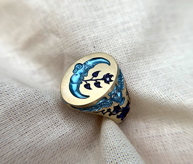 Moon & Owl Signet