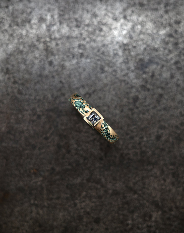 Undergrowth Sapphire Band