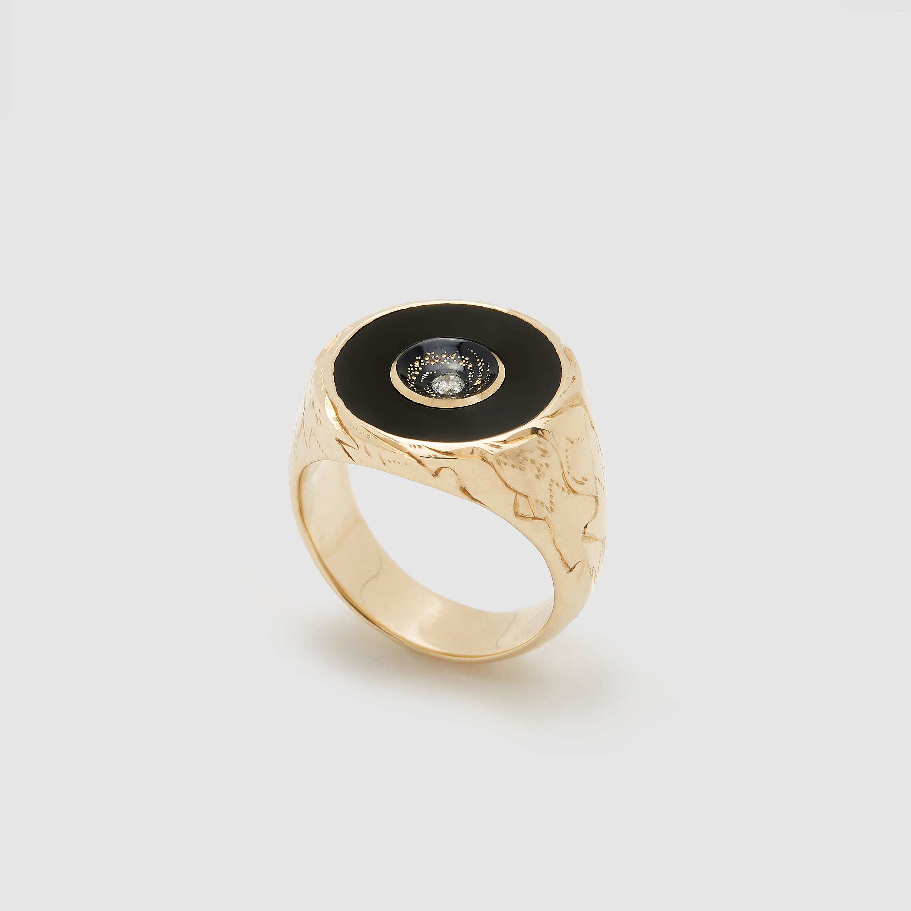Shop Sydney Evan 14k Gold & Diamond Large Pave Signet Ring