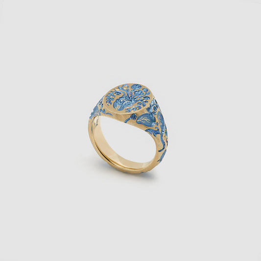 Anatomical Heart Ring (Mini) | Yellow Gold | Made to Order